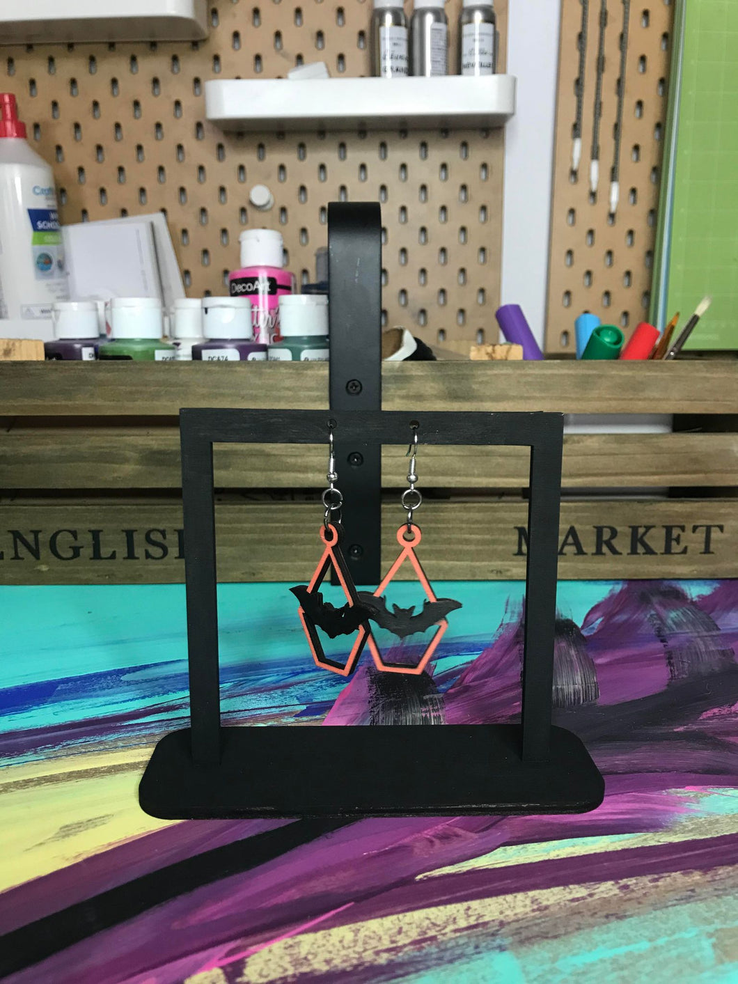 Boucle d’oreille chauve-souris