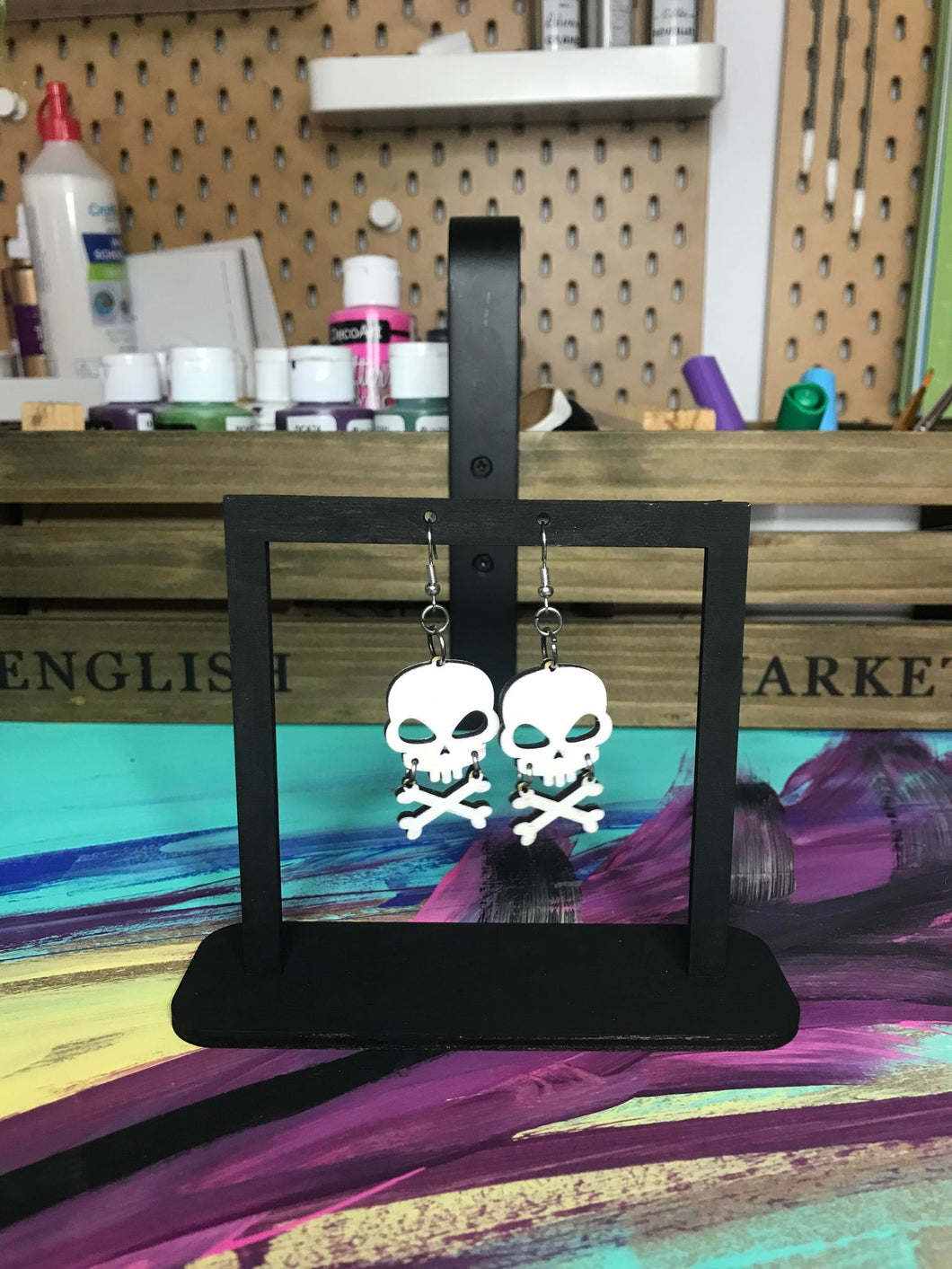 Boucle d’oreille Squelette