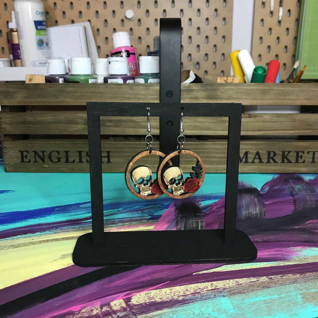 Boucle d’oreille crane