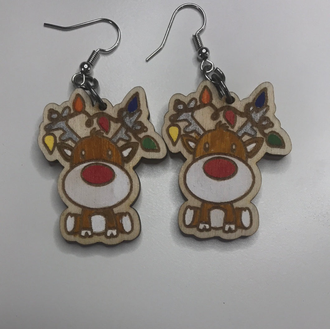 Boucle d’oreille renne