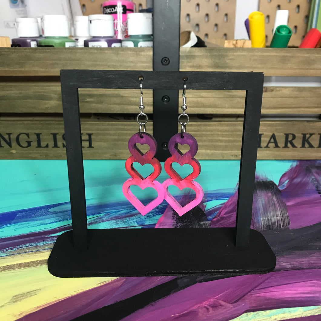 Boucle d’oreille coeur 1