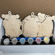 Charger l&#39;image dans la galerie, Ensemble de 6 boules de Noël à peinturer
