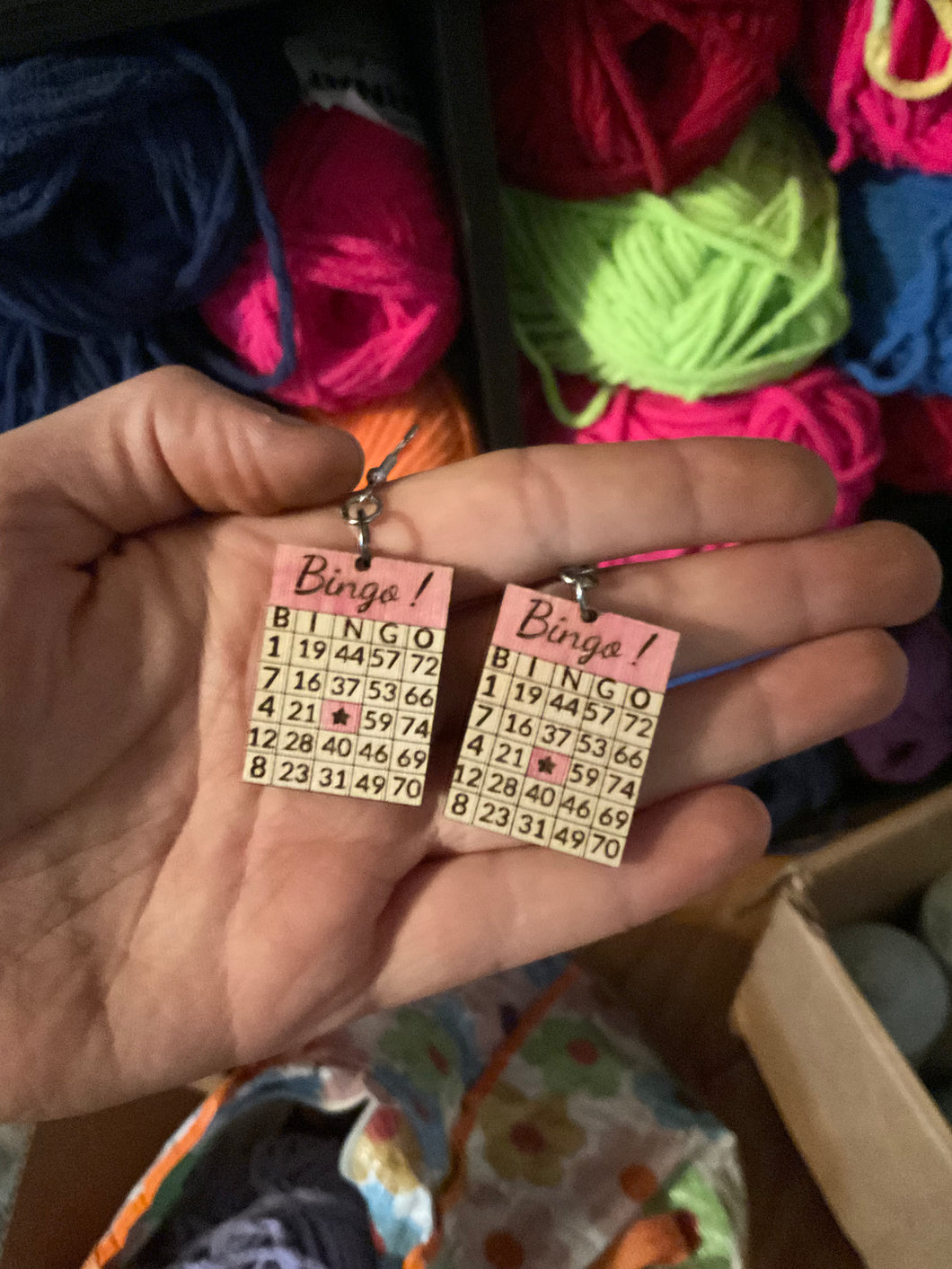 Boucle d’oreille Bingo !